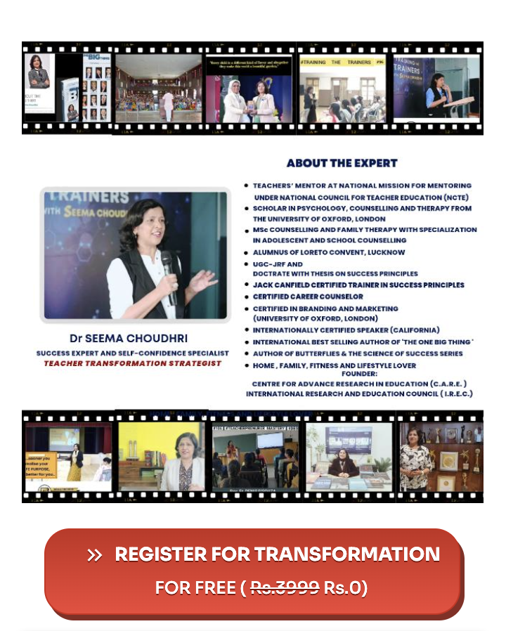 About the Expert — Dr. Seema Choudhri, Teacher Transformation Strategist